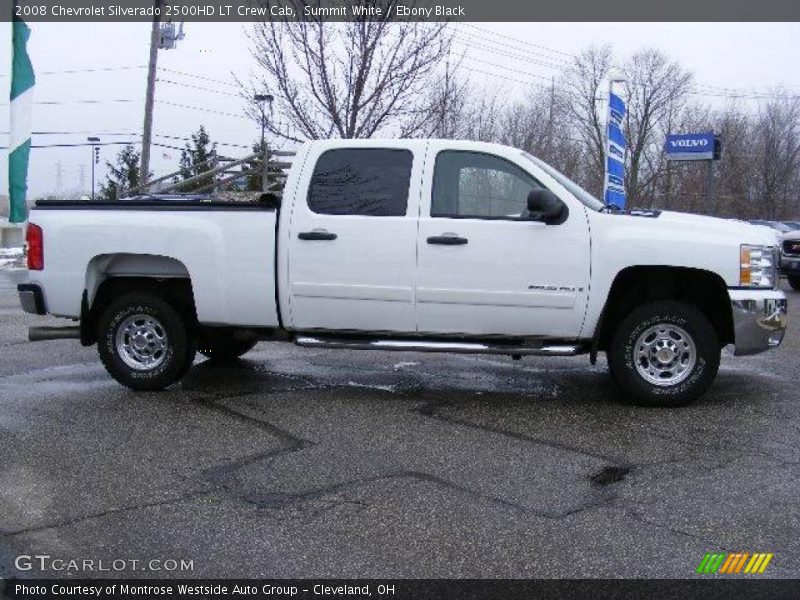 Summit White / Ebony Black 2008 Chevrolet Silverado 2500HD LT Crew Cab