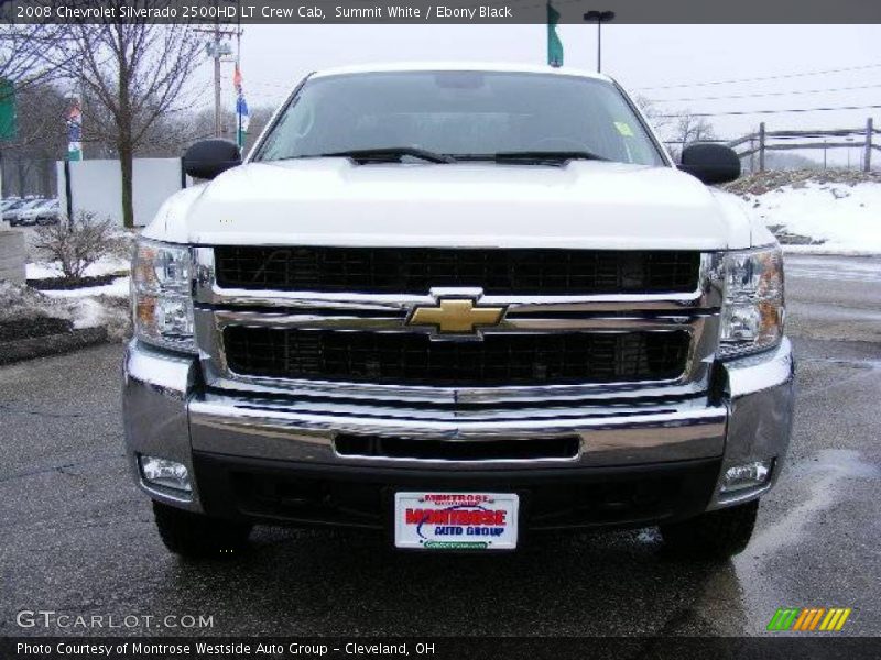 Summit White / Ebony Black 2008 Chevrolet Silverado 2500HD LT Crew Cab