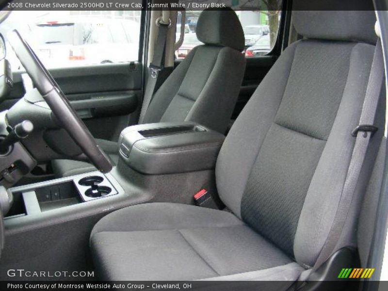 Summit White / Ebony Black 2008 Chevrolet Silverado 2500HD LT Crew Cab