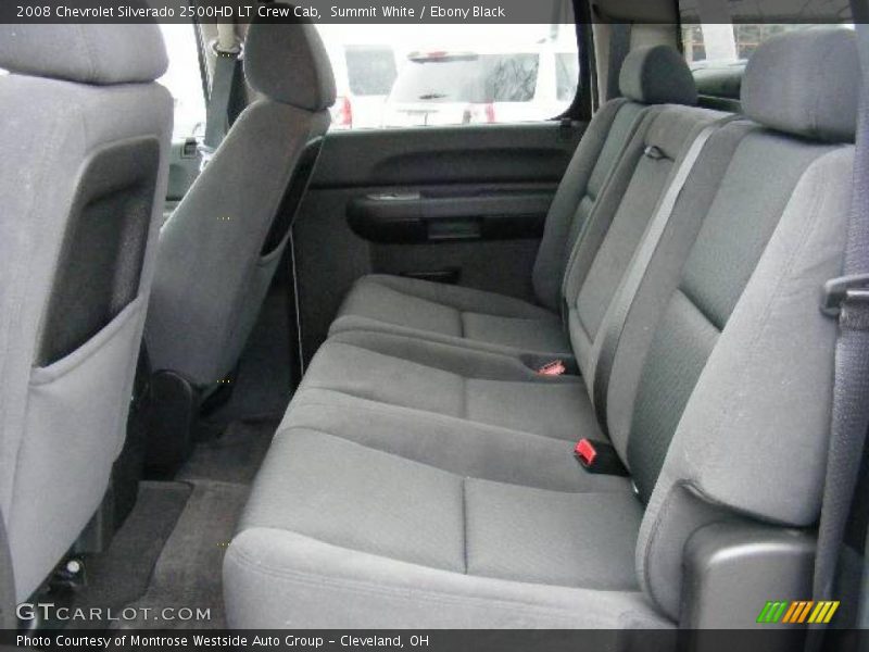 Summit White / Ebony Black 2008 Chevrolet Silverado 2500HD LT Crew Cab