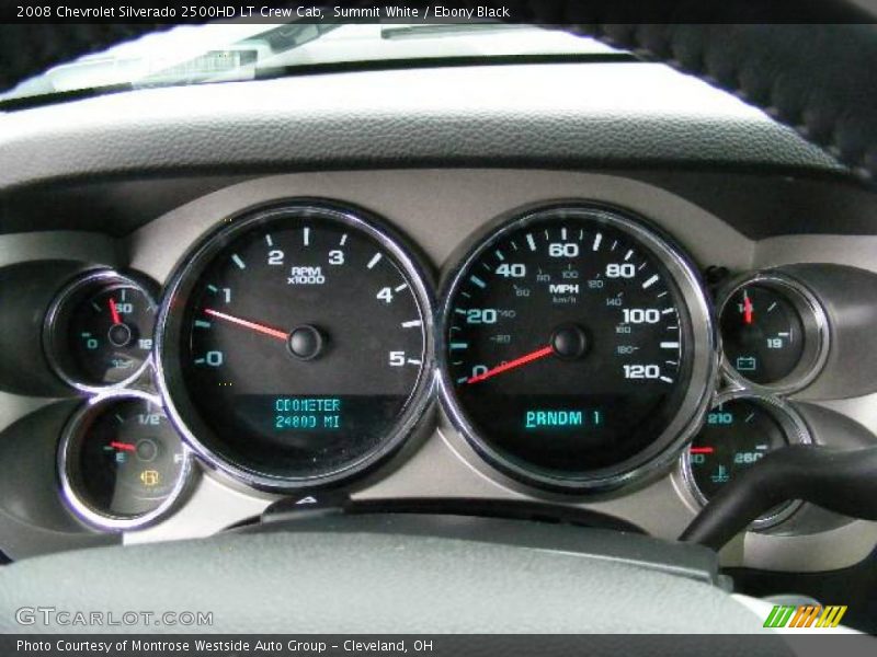 Summit White / Ebony Black 2008 Chevrolet Silverado 2500HD LT Crew Cab