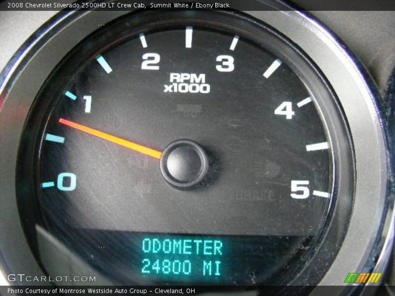 Summit White / Ebony Black 2008 Chevrolet Silverado 2500HD LT Crew Cab