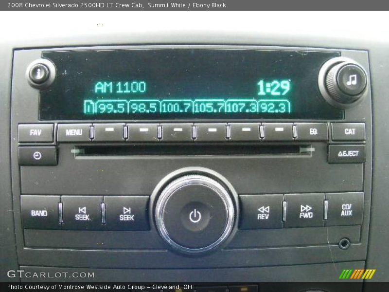 Summit White / Ebony Black 2008 Chevrolet Silverado 2500HD LT Crew Cab