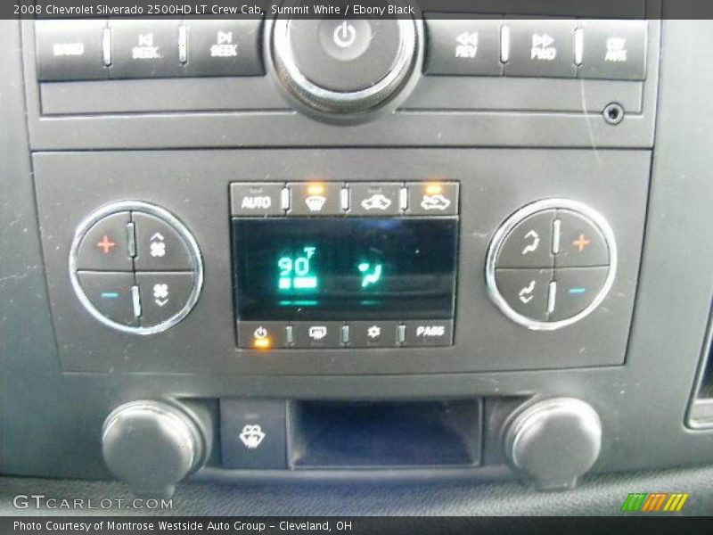Summit White / Ebony Black 2008 Chevrolet Silverado 2500HD LT Crew Cab