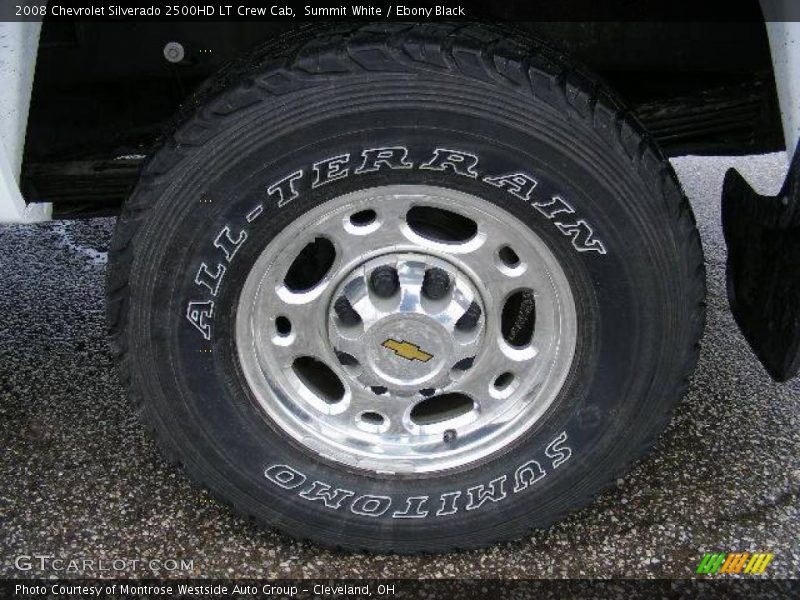 Summit White / Ebony Black 2008 Chevrolet Silverado 2500HD LT Crew Cab