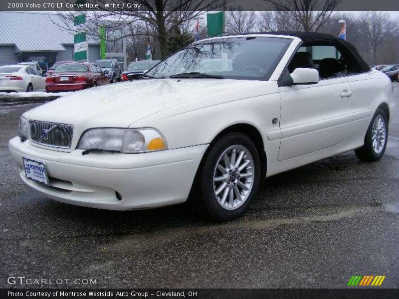 White / Gray 2000 Volvo C70 LT Convertible