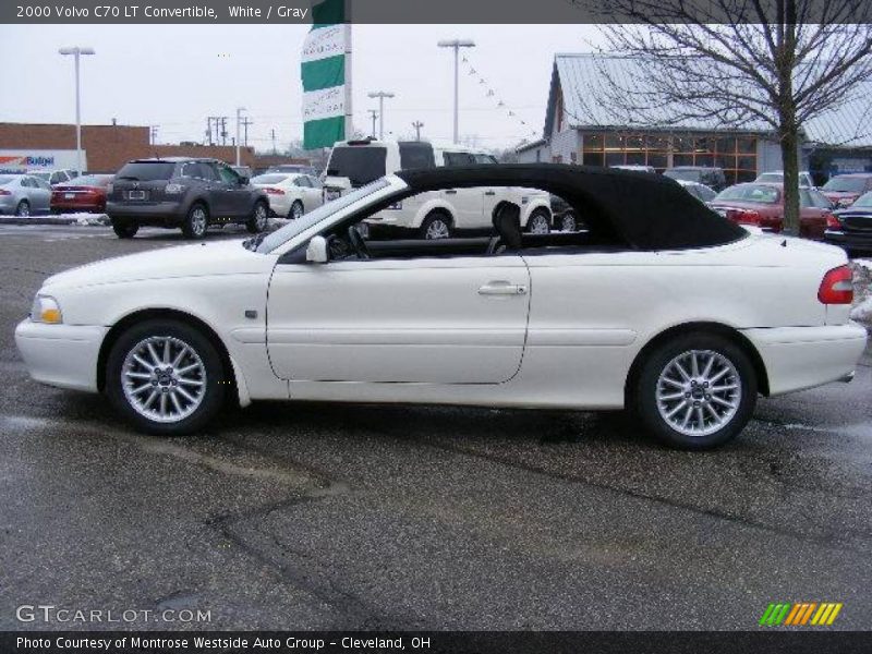 White / Gray 2000 Volvo C70 LT Convertible