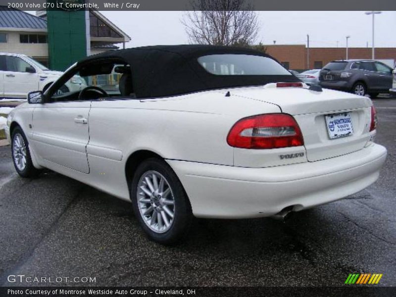 White / Gray 2000 Volvo C70 LT Convertible
