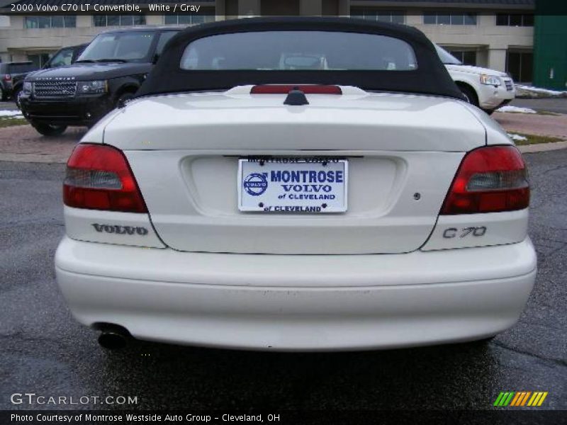 White / Gray 2000 Volvo C70 LT Convertible
