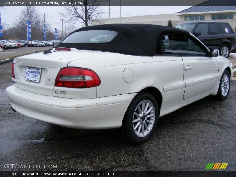 White / Gray 2000 Volvo C70 LT Convertible