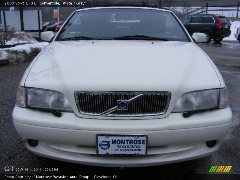 White / Gray 2000 Volvo C70 LT Convertible