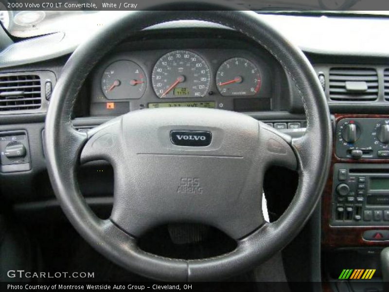 White / Gray 2000 Volvo C70 LT Convertible