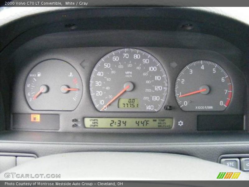 White / Gray 2000 Volvo C70 LT Convertible