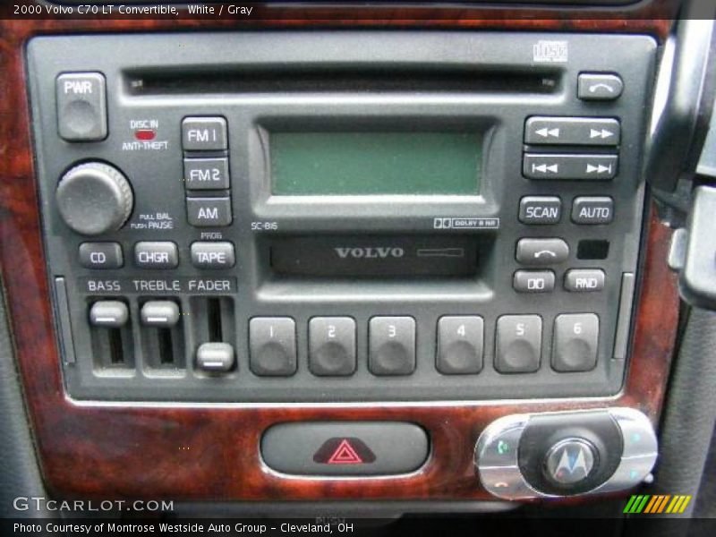 White / Gray 2000 Volvo C70 LT Convertible