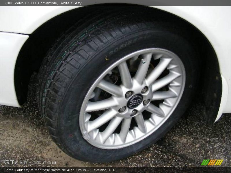 White / Gray 2000 Volvo C70 LT Convertible