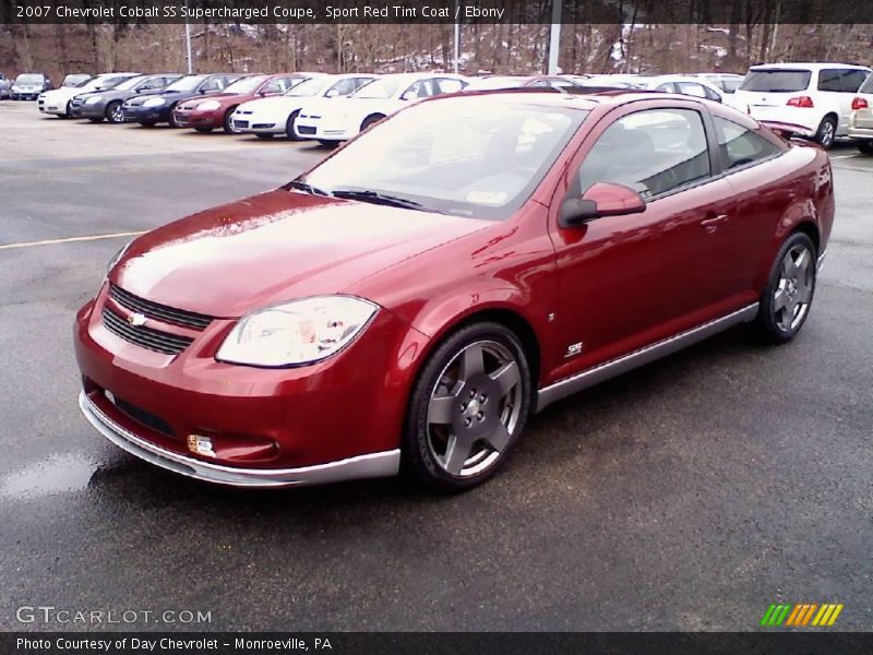 Sport Red Tint Coat / Ebony 2007 Chevrolet Cobalt SS Supercharged Coupe