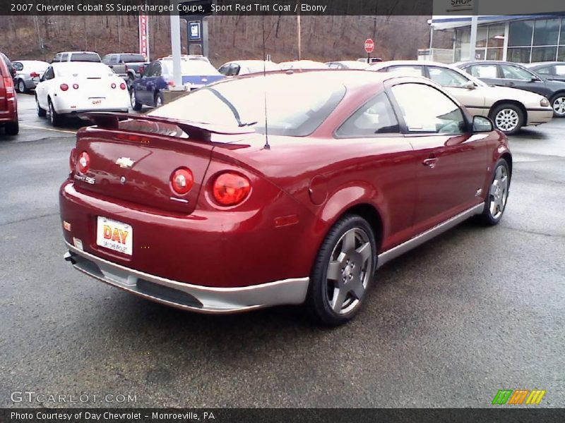 Sport Red Tint Coat / Ebony 2007 Chevrolet Cobalt SS Supercharged Coupe