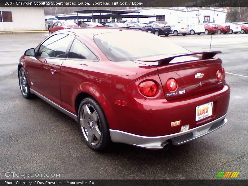 Sport Red Tint Coat / Ebony 2007 Chevrolet Cobalt SS Supercharged Coupe