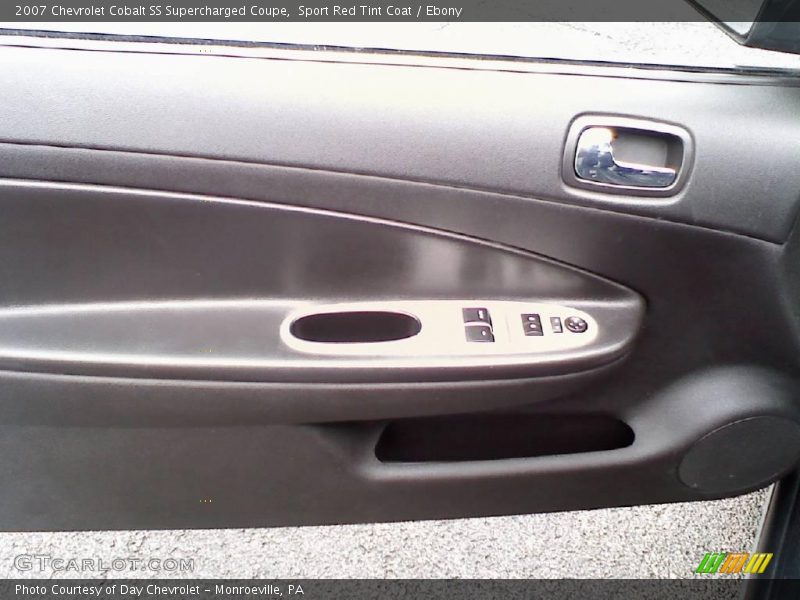 Sport Red Tint Coat / Ebony 2007 Chevrolet Cobalt SS Supercharged Coupe