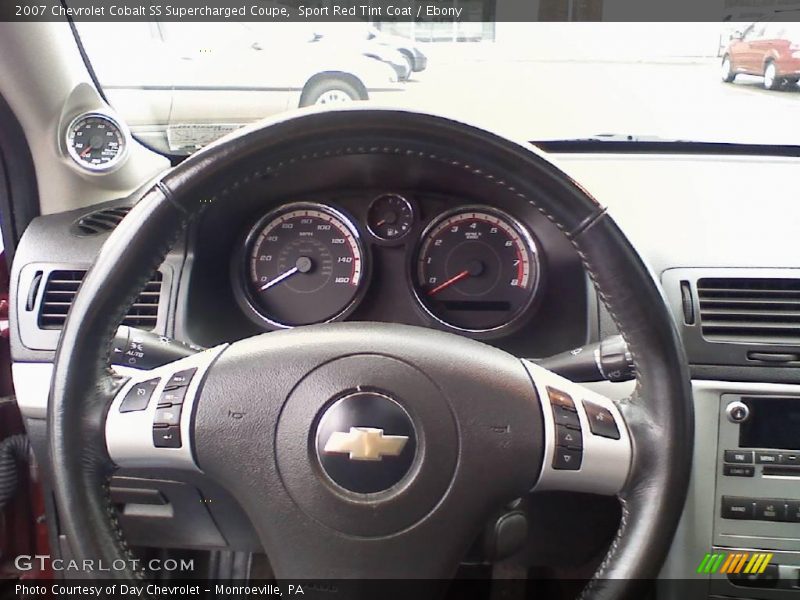 Sport Red Tint Coat / Ebony 2007 Chevrolet Cobalt SS Supercharged Coupe