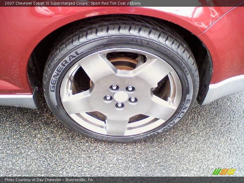 Sport Red Tint Coat / Ebony 2007 Chevrolet Cobalt SS Supercharged Coupe