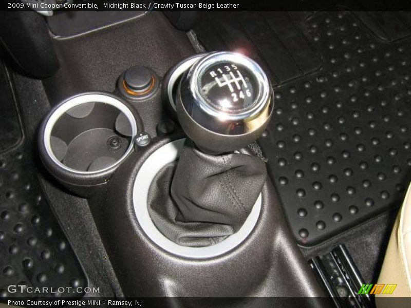 Midnight Black / Gravity Tuscan Beige Leather 2009 Mini Cooper Convertible