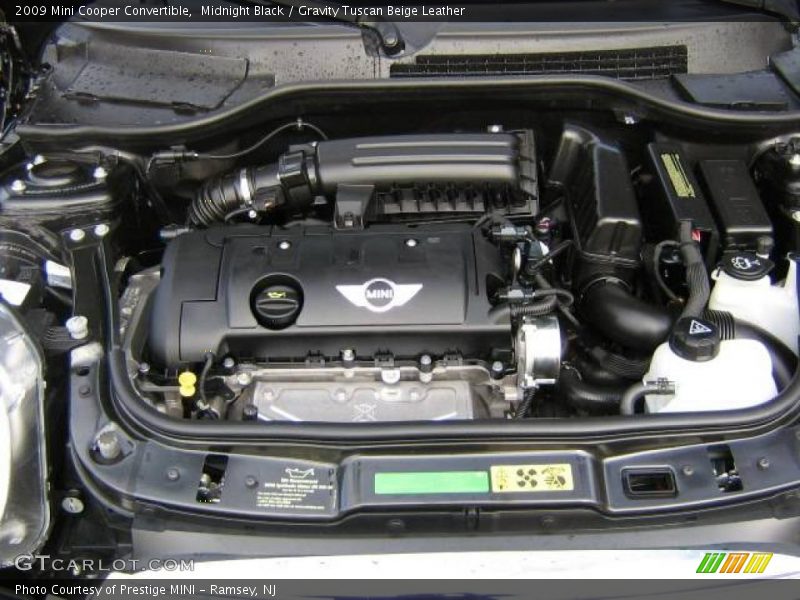 Midnight Black / Gravity Tuscan Beige Leather 2009 Mini Cooper Convertible