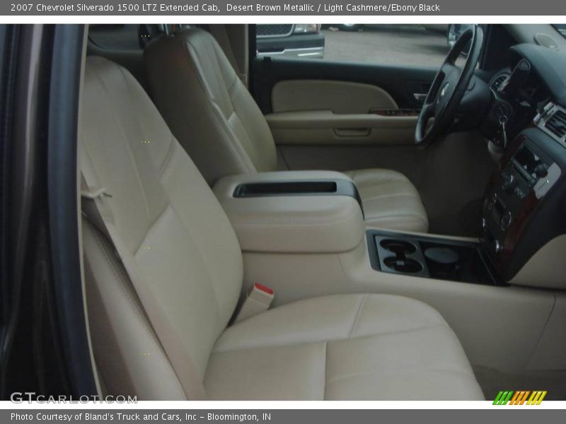 Desert Brown Metallic / Light Cashmere/Ebony Black 2007 Chevrolet Silverado 1500 LTZ Extended Cab
