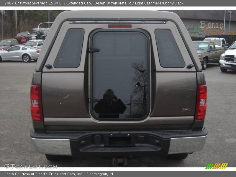 Desert Brown Metallic / Light Cashmere/Ebony Black 2007 Chevrolet Silverado 1500 LTZ Extended Cab