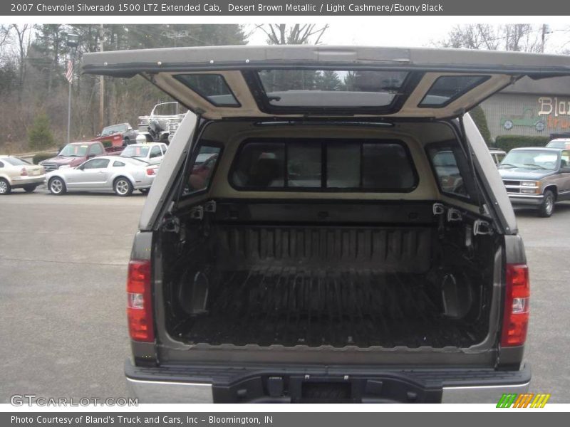 Desert Brown Metallic / Light Cashmere/Ebony Black 2007 Chevrolet Silverado 1500 LTZ Extended Cab