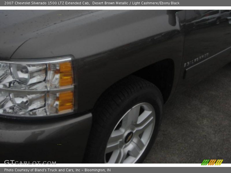 Desert Brown Metallic / Light Cashmere/Ebony Black 2007 Chevrolet Silverado 1500 LTZ Extended Cab