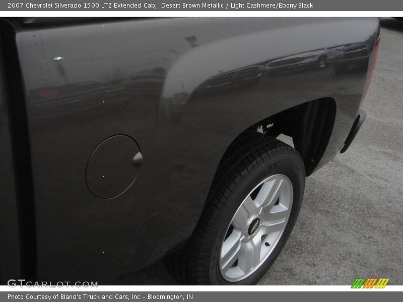 Desert Brown Metallic / Light Cashmere/Ebony Black 2007 Chevrolet Silverado 1500 LTZ Extended Cab