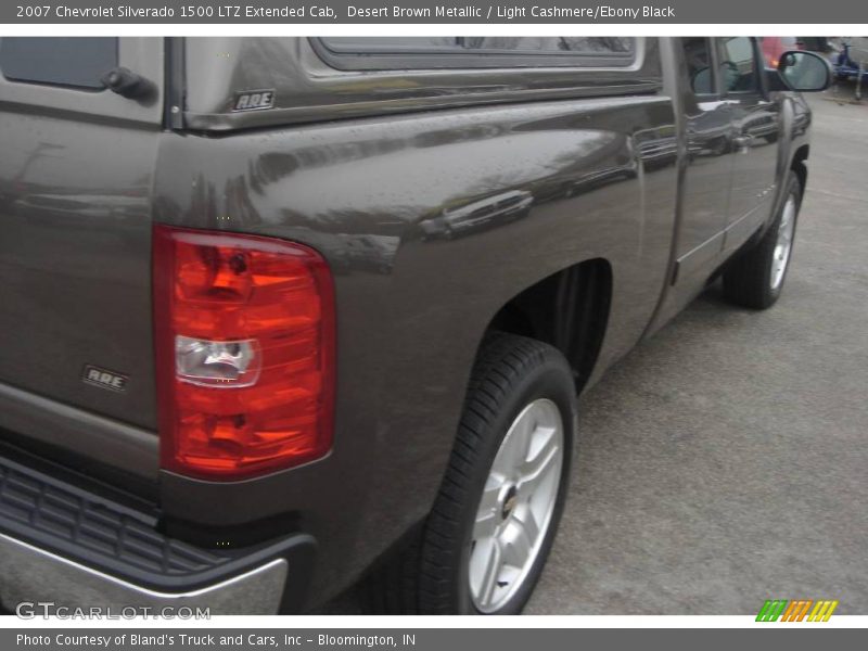 Desert Brown Metallic / Light Cashmere/Ebony Black 2007 Chevrolet Silverado 1500 LTZ Extended Cab