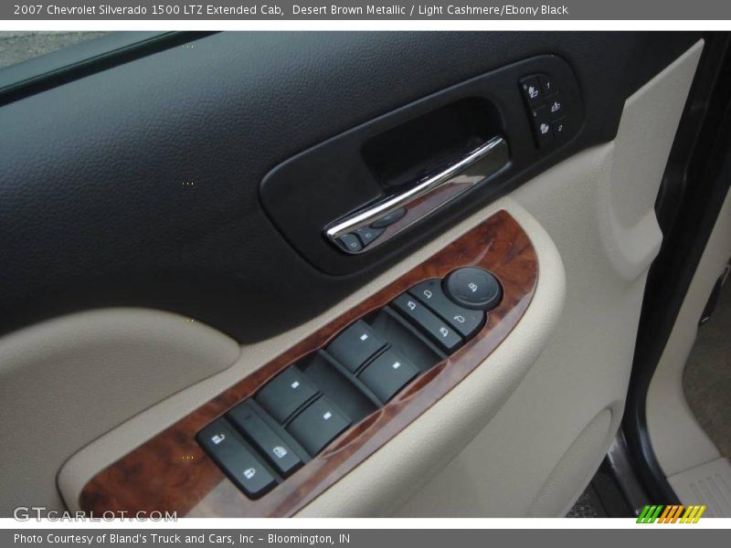 Desert Brown Metallic / Light Cashmere/Ebony Black 2007 Chevrolet Silverado 1500 LTZ Extended Cab