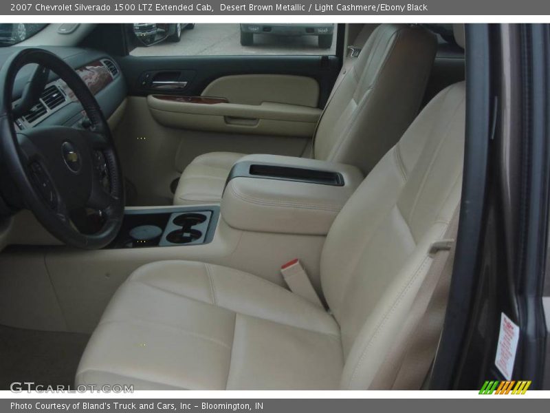 Desert Brown Metallic / Light Cashmere/Ebony Black 2007 Chevrolet Silverado 1500 LTZ Extended Cab