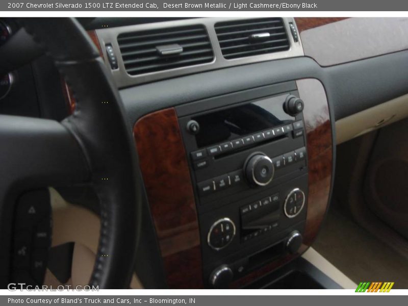 Desert Brown Metallic / Light Cashmere/Ebony Black 2007 Chevrolet Silverado 1500 LTZ Extended Cab