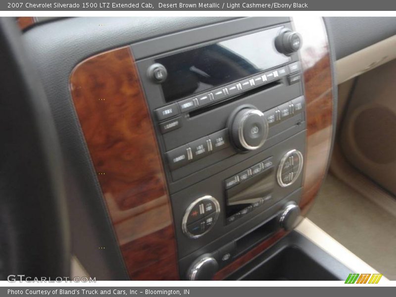Desert Brown Metallic / Light Cashmere/Ebony Black 2007 Chevrolet Silverado 1500 LTZ Extended Cab
