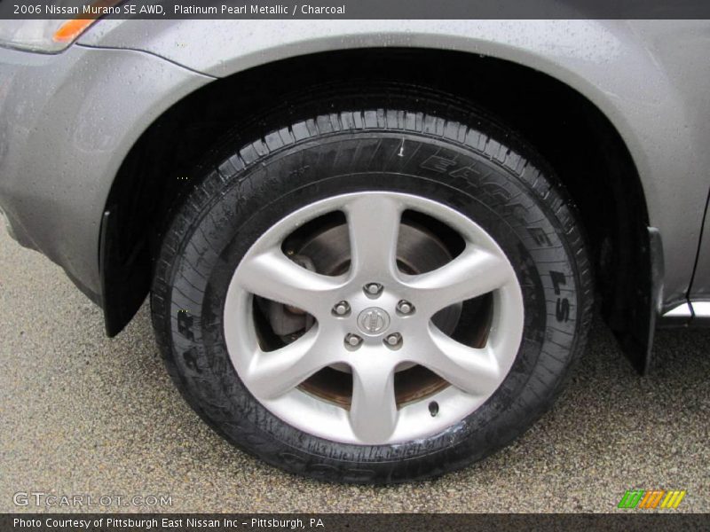 Platinum Pearl Metallic / Charcoal 2006 Nissan Murano SE AWD