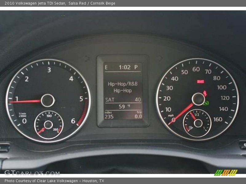 Salsa Red / Cornsilk Beige 2010 Volkswagen Jetta TDI Sedan