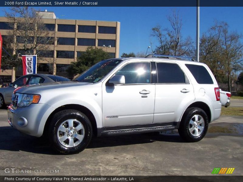 Silver Metallic / Charcoal 2008 Ford Escape Limited