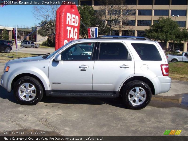 Silver Metallic / Charcoal 2008 Ford Escape Limited