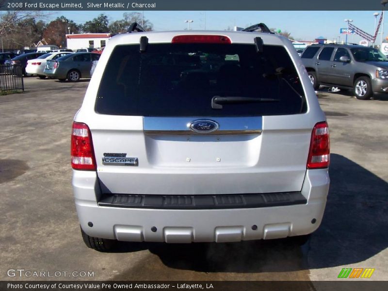 Silver Metallic / Charcoal 2008 Ford Escape Limited