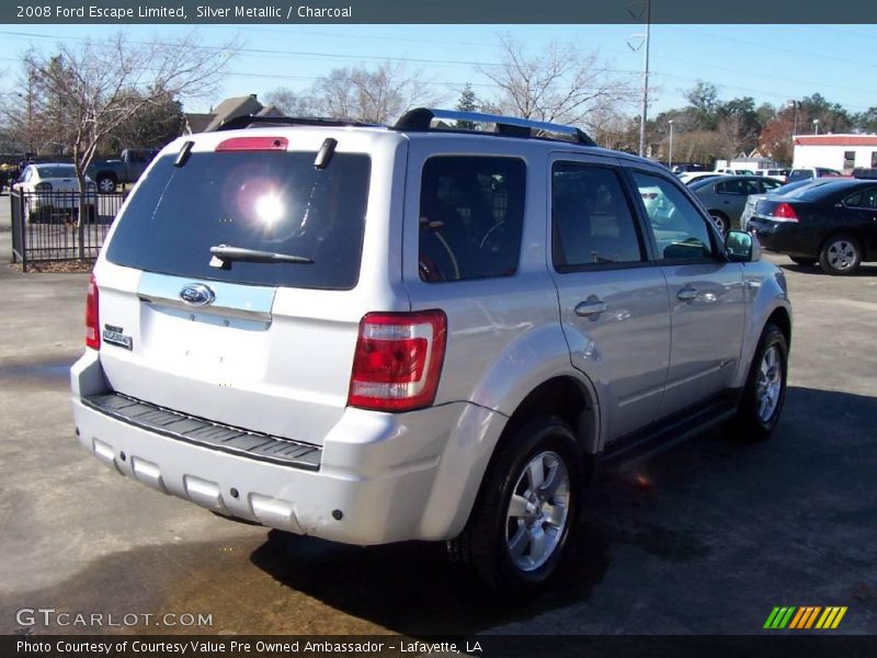 Silver Metallic / Charcoal 2008 Ford Escape Limited