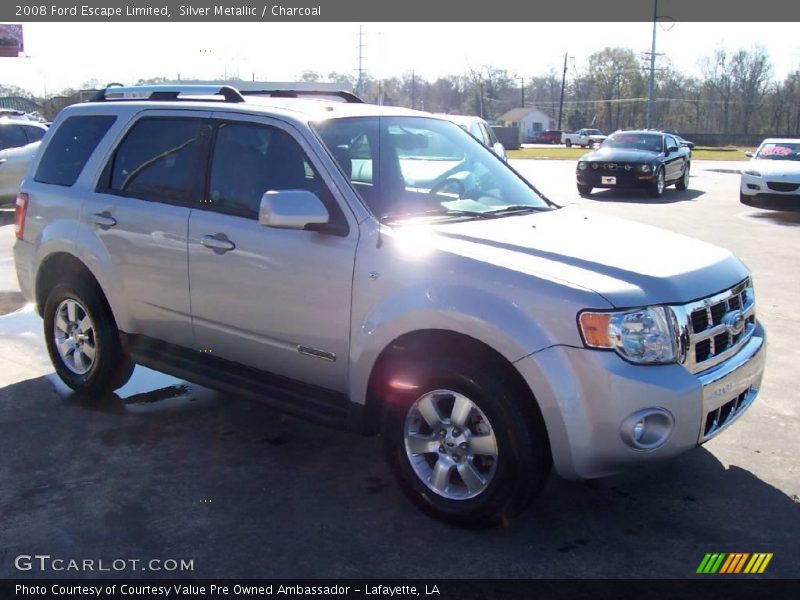 Silver Metallic / Charcoal 2008 Ford Escape Limited