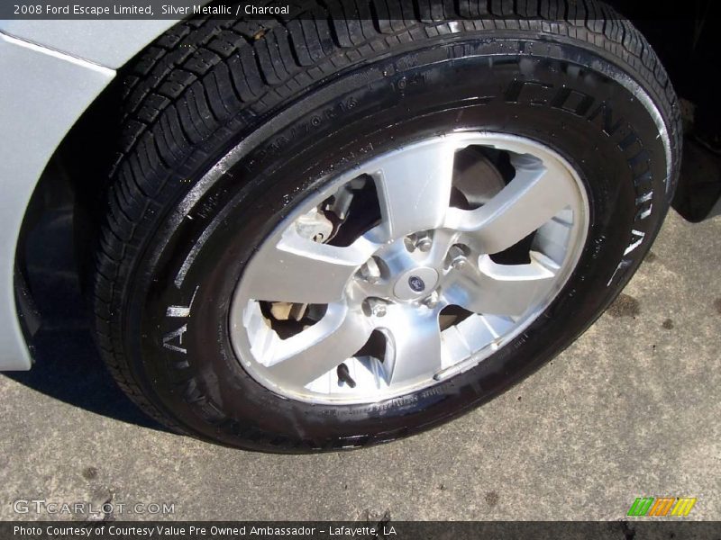 Silver Metallic / Charcoal 2008 Ford Escape Limited