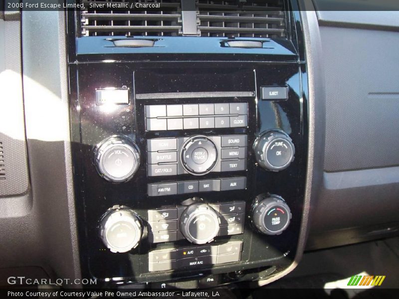 Silver Metallic / Charcoal 2008 Ford Escape Limited