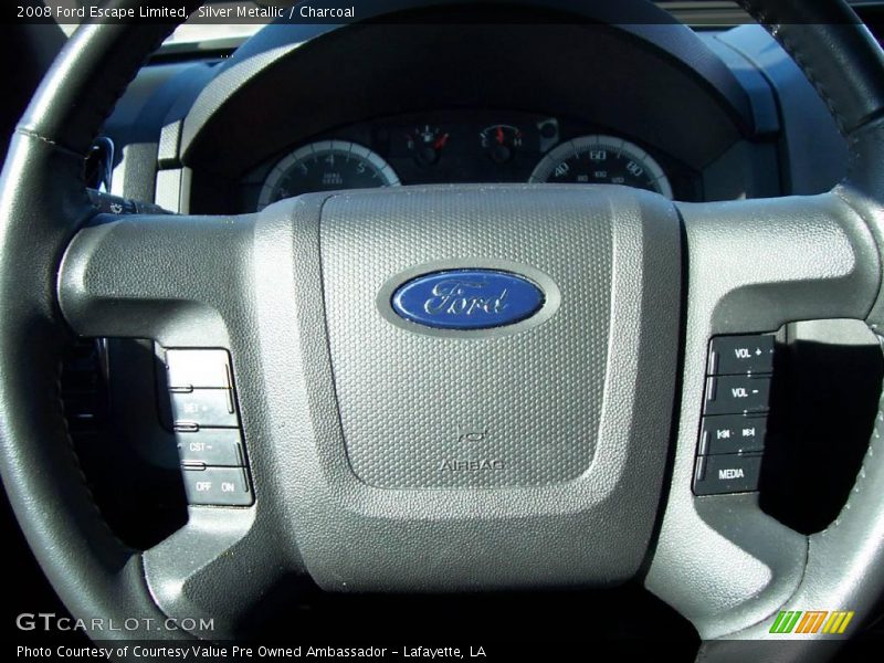 Silver Metallic / Charcoal 2008 Ford Escape Limited