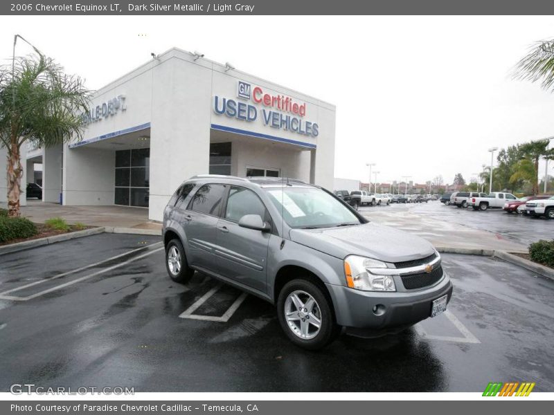 Dark Silver Metallic / Light Gray 2006 Chevrolet Equinox LT