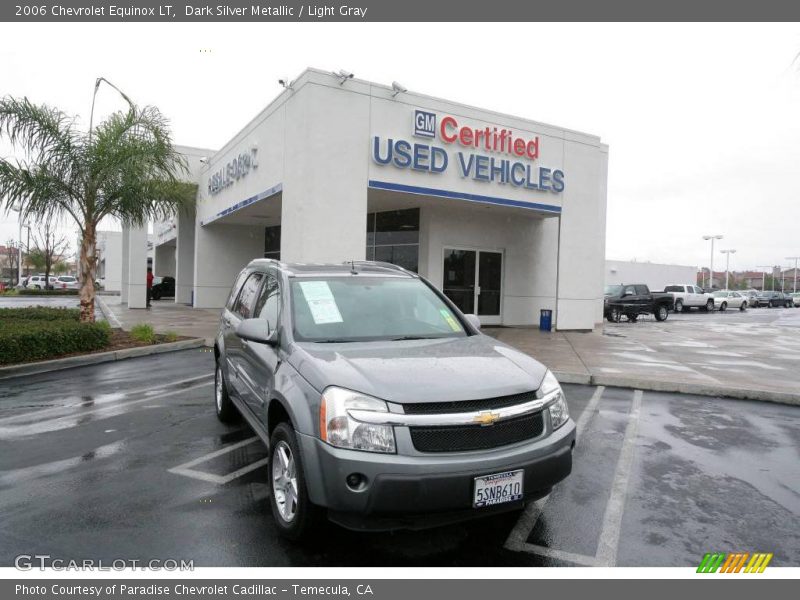 Dark Silver Metallic / Light Gray 2006 Chevrolet Equinox LT