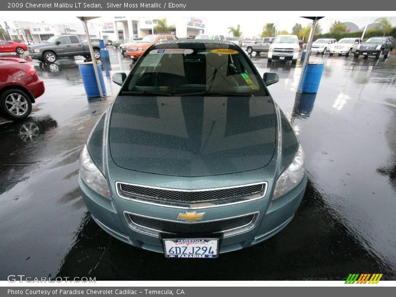 Silver Moss Metallic / Ebony 2009 Chevrolet Malibu LT Sedan